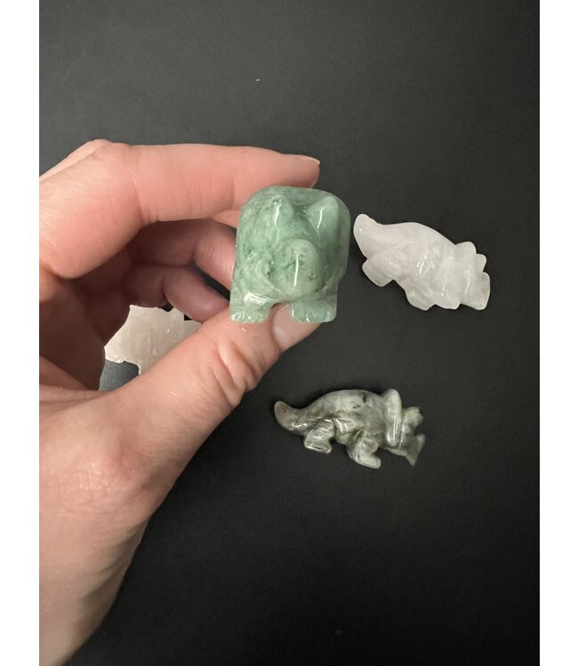 2" Triceratops Carving, 6 Types