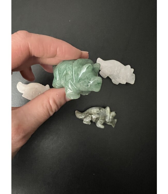 2" Triceratops Carving, 6 Types