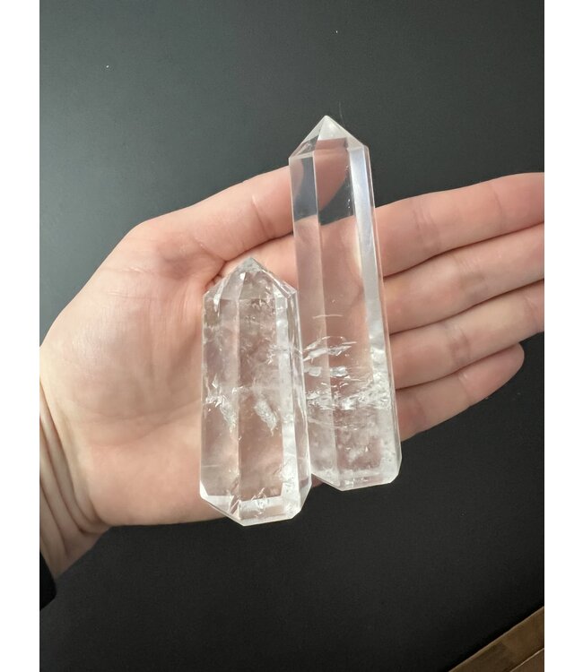 Clear Quartz Point, Size Large [75-99gr]