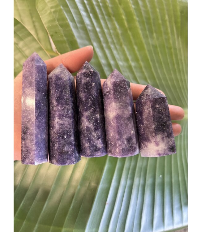Lepidolite Point, Size Large [75-99gr]