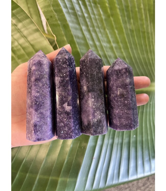 Lepidolite Point, Size X-Large [100-124gr]