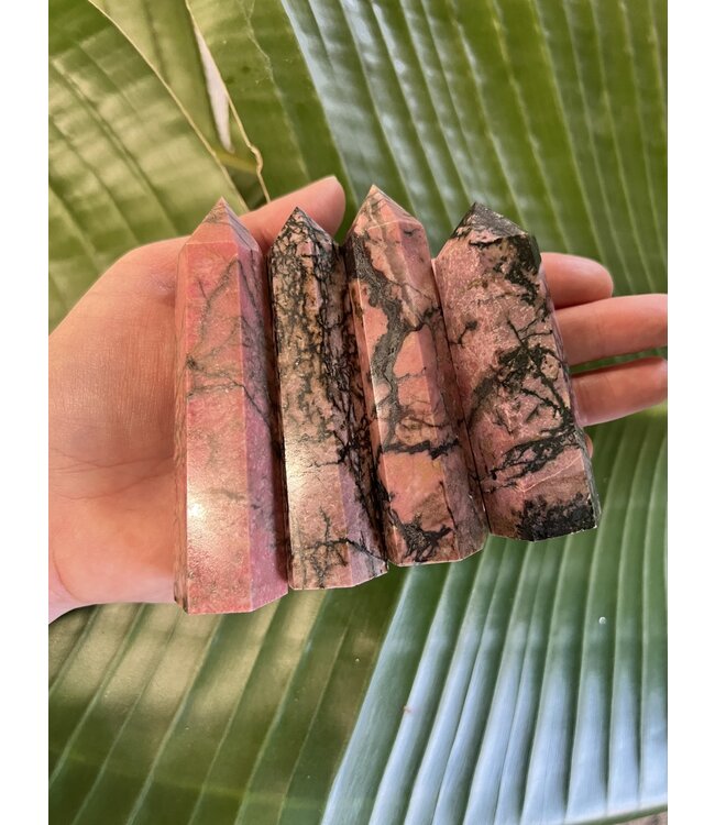 Rhodonite Point, Size X-Large [100-124gr]