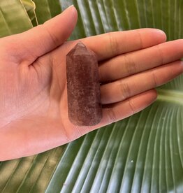 Strawberry Quartz Point, Size Small [25-49gr]