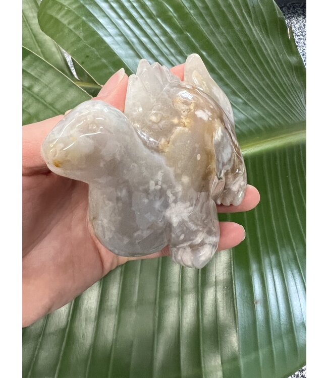 Flower Agate Dinosaur #12, 510gr, *disc.*