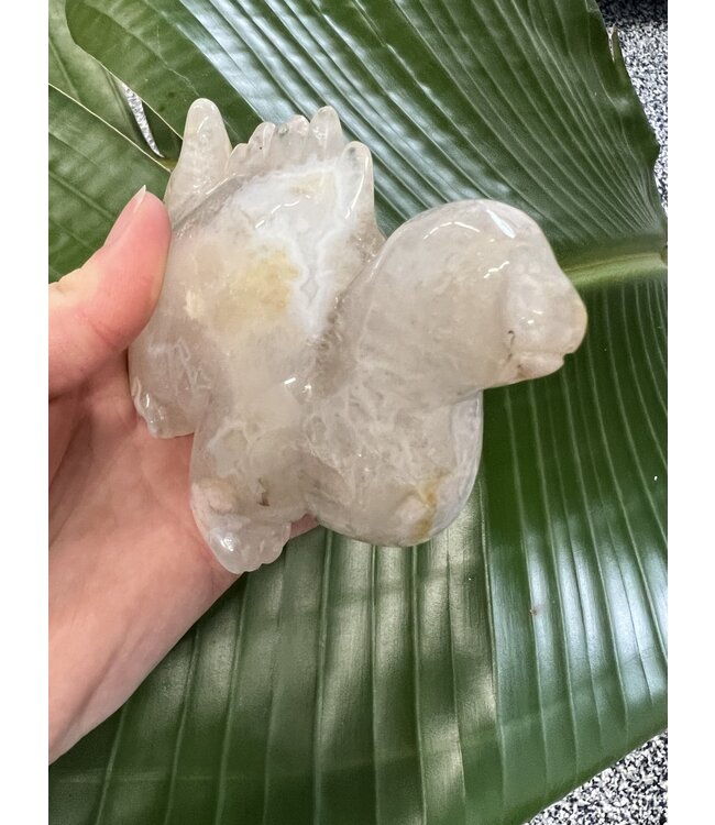 Flower Agate Dinosaur #12, 510gr, *disc.*