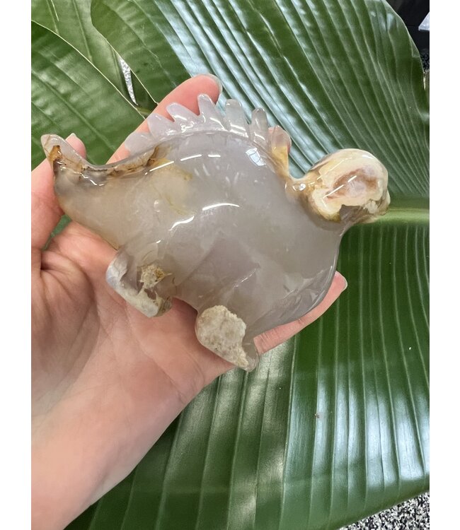 Flower Agate Dinosaur #15, 394gr, *disc.*