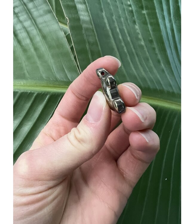 Pyrite Turtle Charms 27mm x 21mm 1 Pack