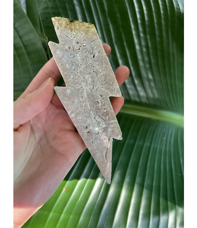 Pink Amethyst Lightning Bolt #2, 158gr, *disc.*