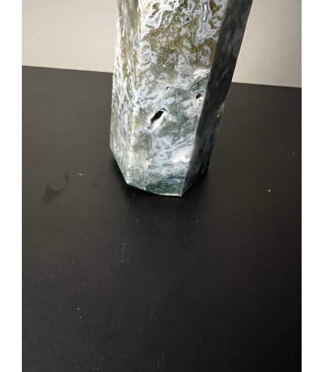 Moss Agate Tower #1, 2088gr, *disc.*