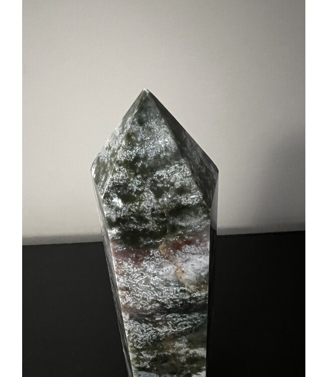 Moss Agate Tower #1, 2088gr, *disc.*