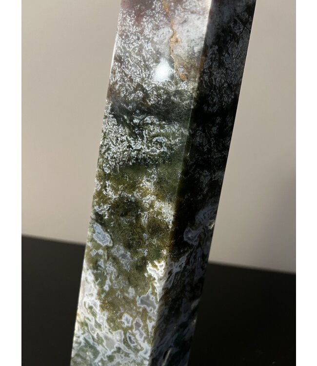 Moss Agate Tower #1, 2088gr, *disc.*