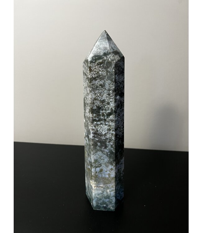 Moss Agate Tower #1, 2088gr, *disc.*