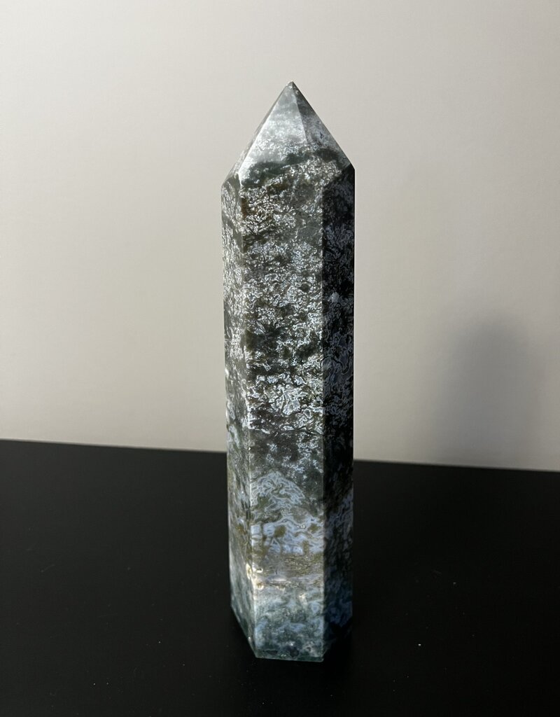 Moss Agate Tower #1, 2088gr, *disc.*