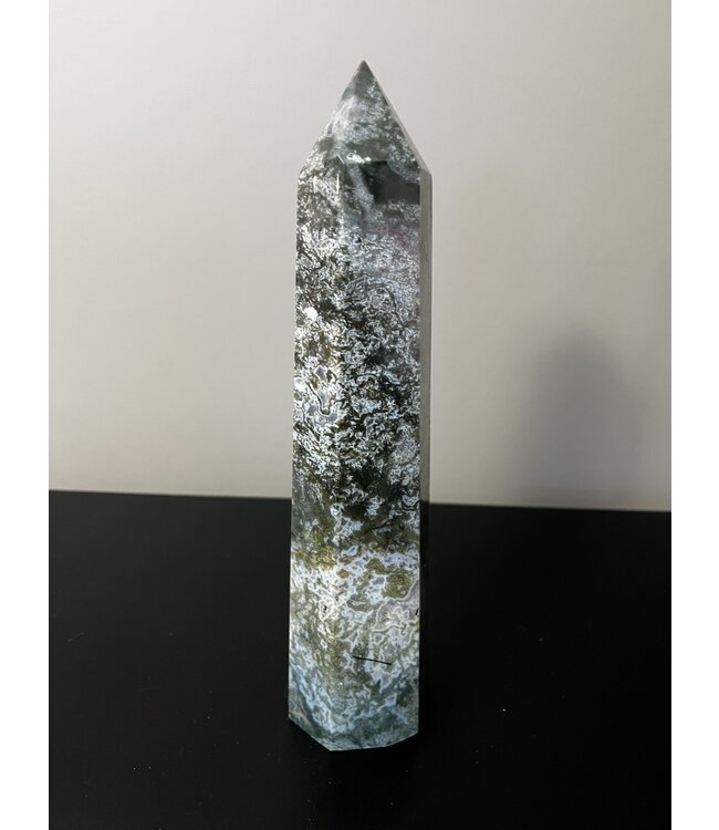 Moss Agate Tower #1, 2088gr, *disc.*