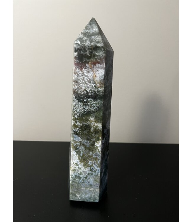Moss Agate Tower #1, 2088gr, *disc.*