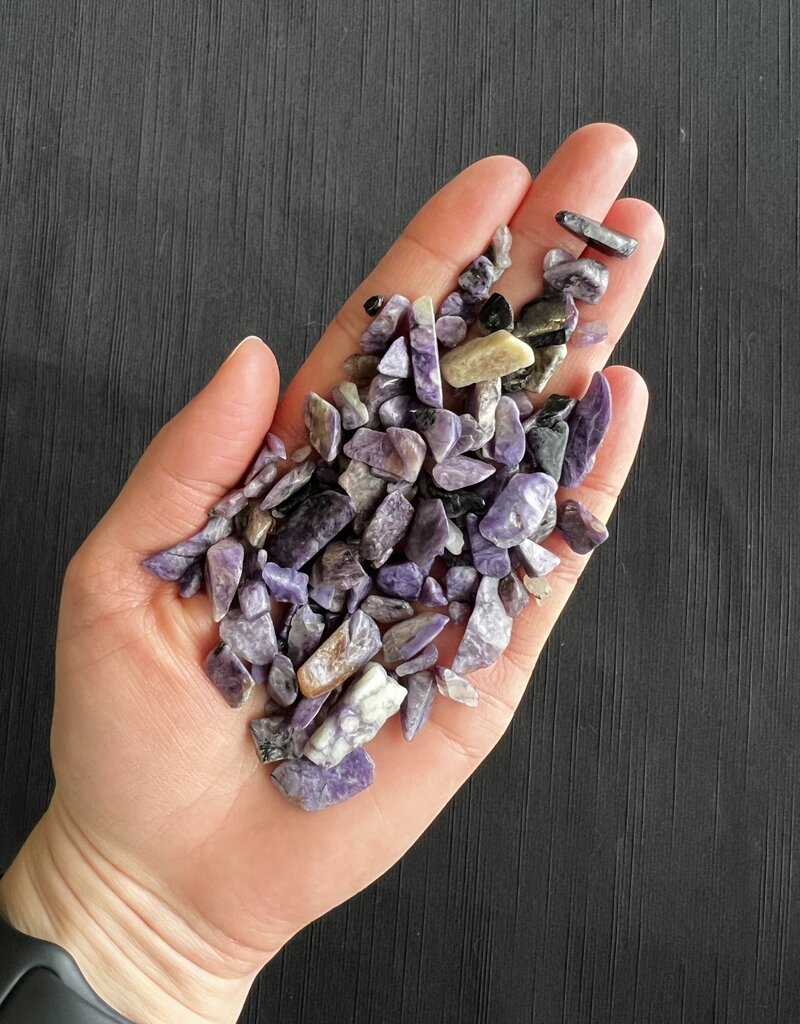 Charoite Chip Stones, Grade A *disc.*