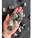Moss Agate Tumbled Stones, Polished Moss Agate, Grade A; 3 sizes available, purchase individual or bulk