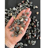 African Bloodstone Tumbled Stones, Polished Bloodstone, Grade A; 4 sizes available, purchase individual or bulk