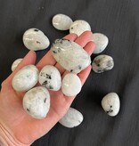 Rainbow Moonstone Tumbled Stones, Polished Rainbow Moonstone, Grade A; 3 sizes available, purchase individual or bulk
