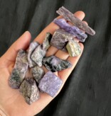 Charoite Tumbled Stones, Polished Charoite, Grade A; 2 sizes available, purchase individual or bulk *disc.*