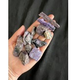 Charoite Tumbled Stones, Polished Charoite, Grade A; 2 sizes available, purchase individual or bulk
