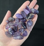 Chevron/Dream Amethyst Tumbled Stones, Polished Dream Amethyst, Grade A; 4 sizes available, purchase individual or bulk