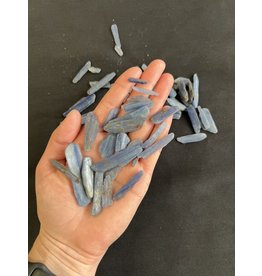 Kyanite Tumbled Stones, Polished Kyanite, Grade A; 3 sizes available, purchase individual or bulk