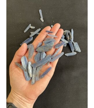 Kyanite Tumbled Stones, Polished Kyanite, Grade A; 3 sizes available, purchase individual or bulk