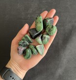 Ruby Zoisite Tumbled Stones, Polished Ruby Zoisite, Grade A; 3 sizes available, purchase individual or bulk