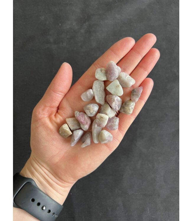 Pink Tourmaline Tumbled Stones, Polished Pink Tourmaline, Grade A; 3 sizes available, purchase individual or bulk