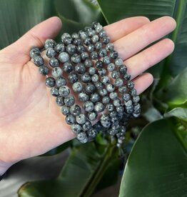 Larvikite Beads Polished 15" Strand 6mm 8mm