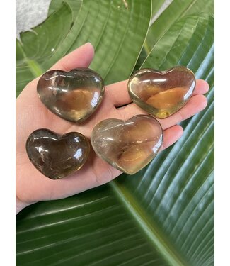 Natural Citrine Heart, Size X-Small [50-74gr]