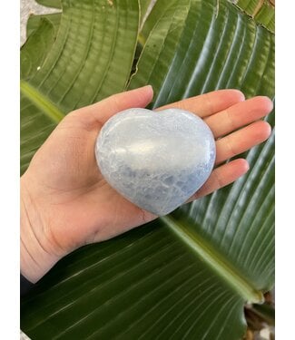 Blue Calcite Heart, Size Giant-Plus [275-299gr]