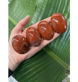Red Jasper Palm Stone, Size X-Small [50-74gr]