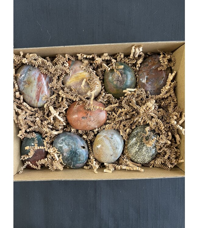 Ocean Jasper Palms 1KG bulk lot