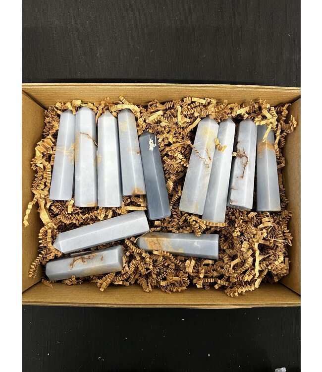 Angelite Points 1KG bulk lot