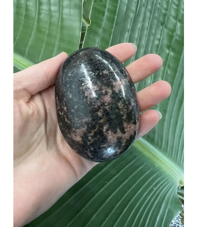 Rhodonite Palm #2, 356gr, *disc.*