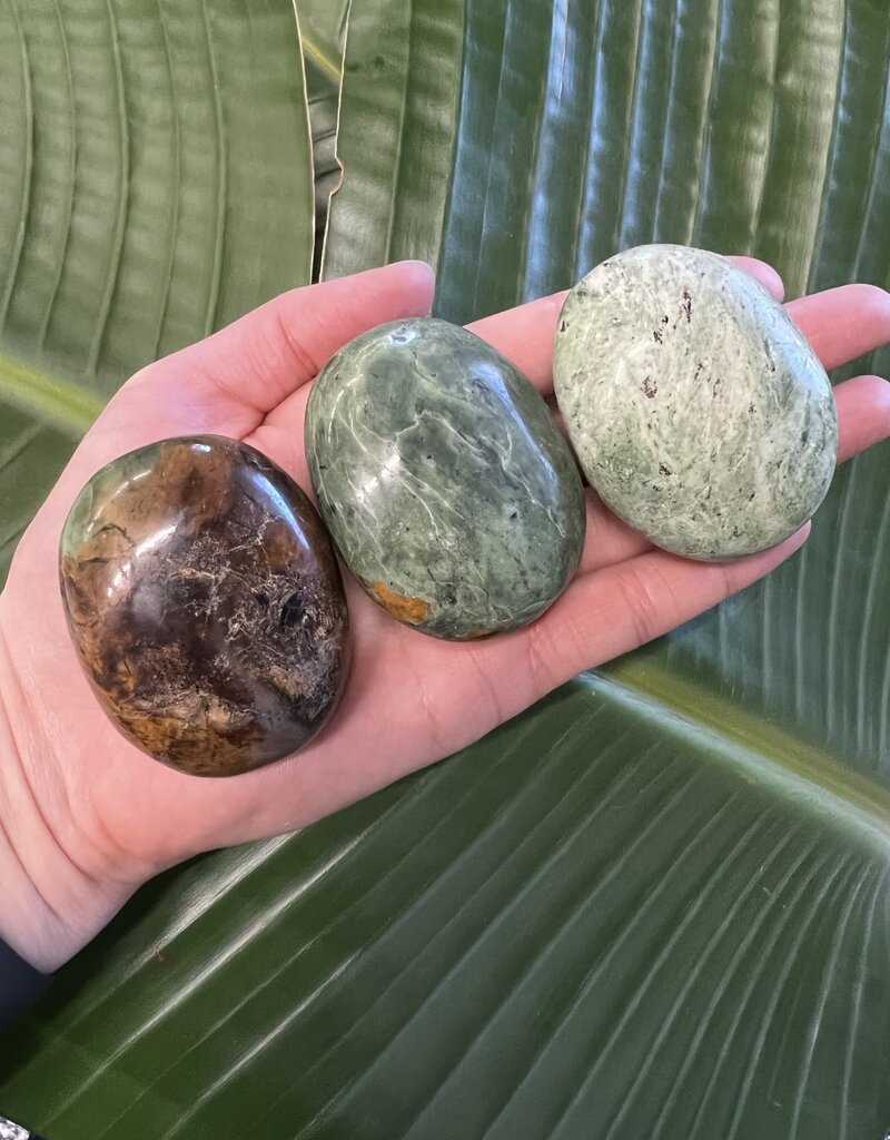 Green Opal Palm Stone, Size Small [75-99gr] *disc*