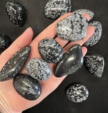 Snowflake Obsidian Tumbled Stones, Grade A, 2 Sizes Available, Purchase Individual or Bulk