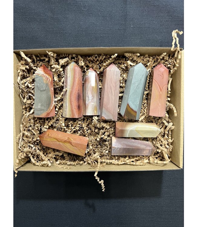 Polychrome Jasper Points 1KG bulk lot