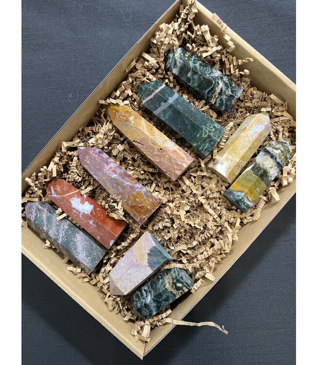 Ocean Jasper Points 1KG bulk lot