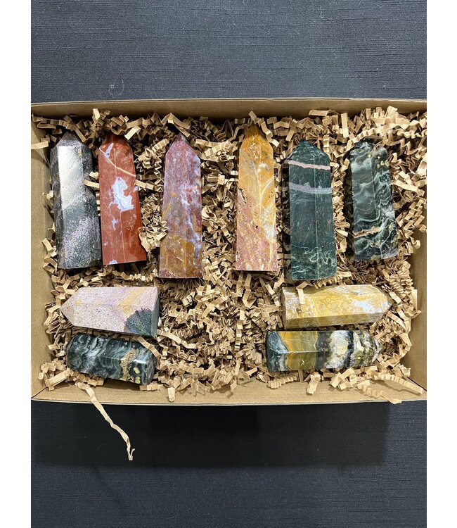 Ocean Jasper Points 1KG bulk lot