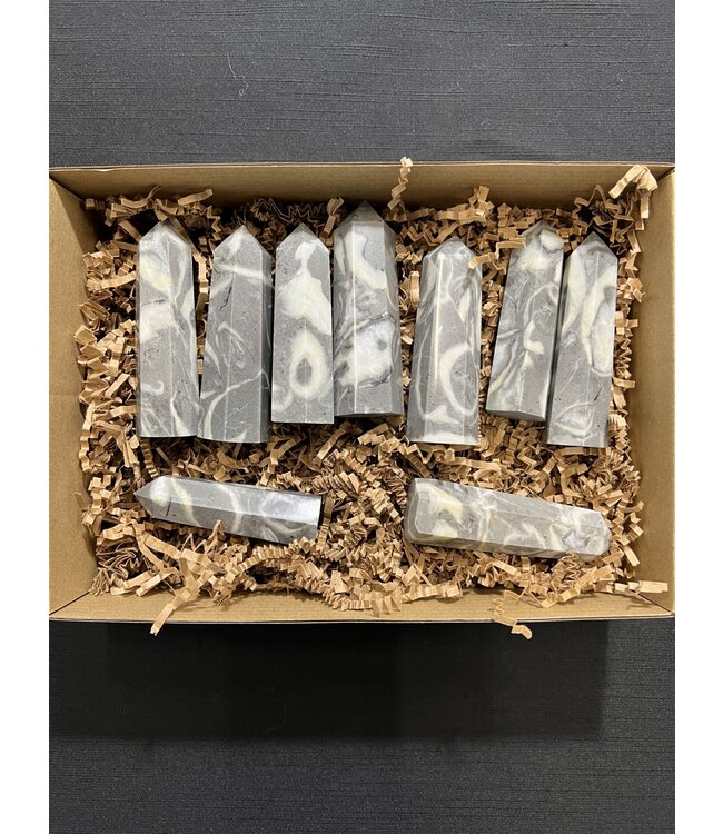 Shell Jasper Points 1KG bulk lot