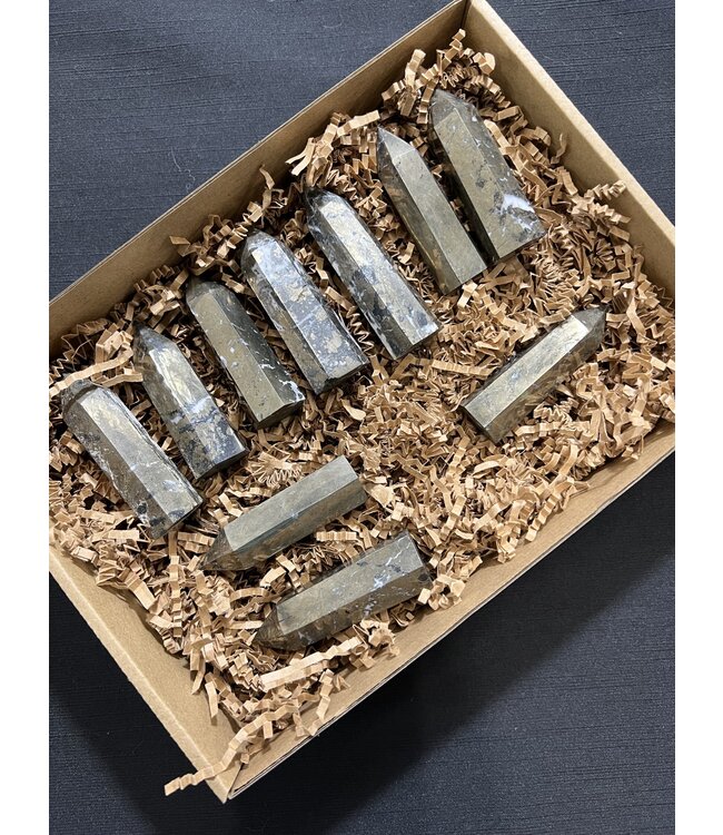 Pyrite Points 1KG bulk lot