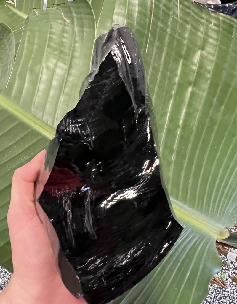 Rough Black Obsidian Size 14 [1300-1399gr]
