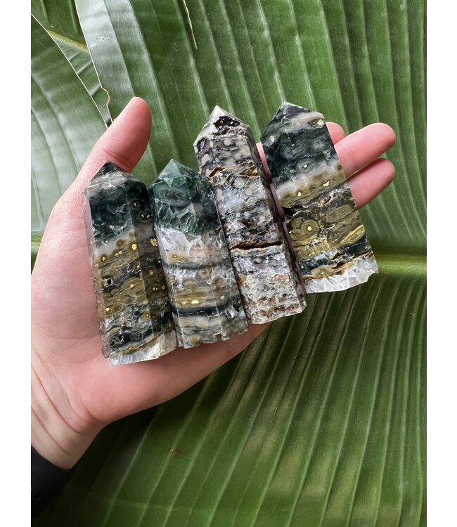 Ocean Jasper Point, Size Large [75-99gr]