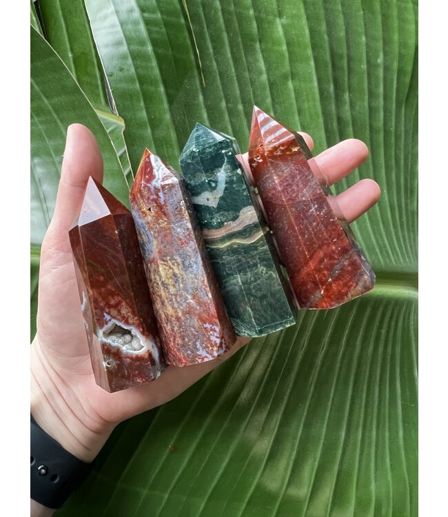 Ocean Jasper Point, Size X-Large [100-124gr] *disc.*