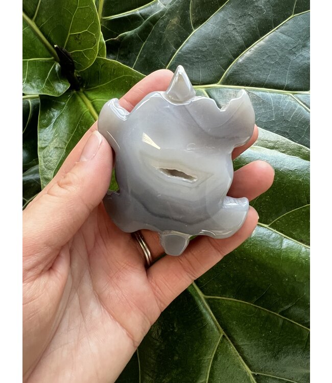 Agate Druzy Turtle #2, 126gr, *disc.*