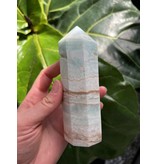 Caribbean Calcite Tower - 8-sided - H1, 501gr