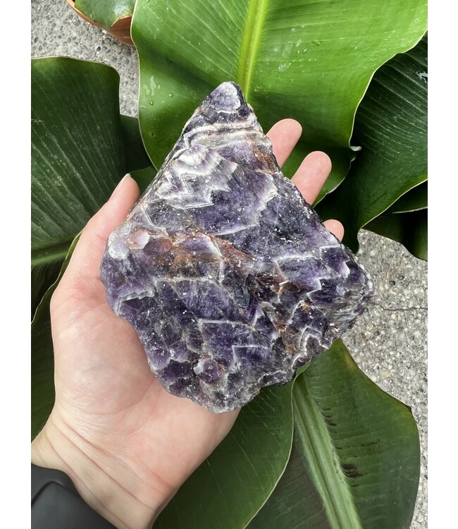 Rough Chevron Amethyst Size 9 [800-899gr]